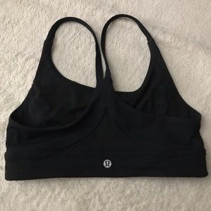 Lululemon athletica sports bra(black) mesh backing